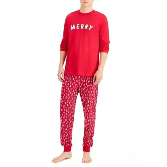 Men's MERRY CHRISTMAS Pajama Set Medium - Picture 1 of 3